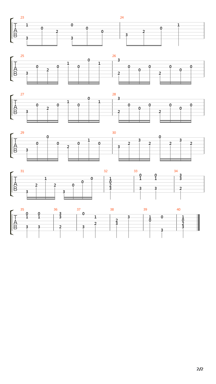 Etude En Do吉他谱