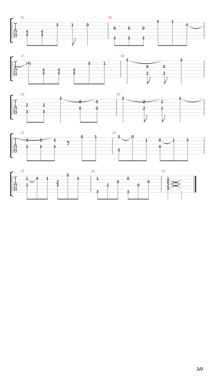 Grazioso Opus 51 No 2吉他谱