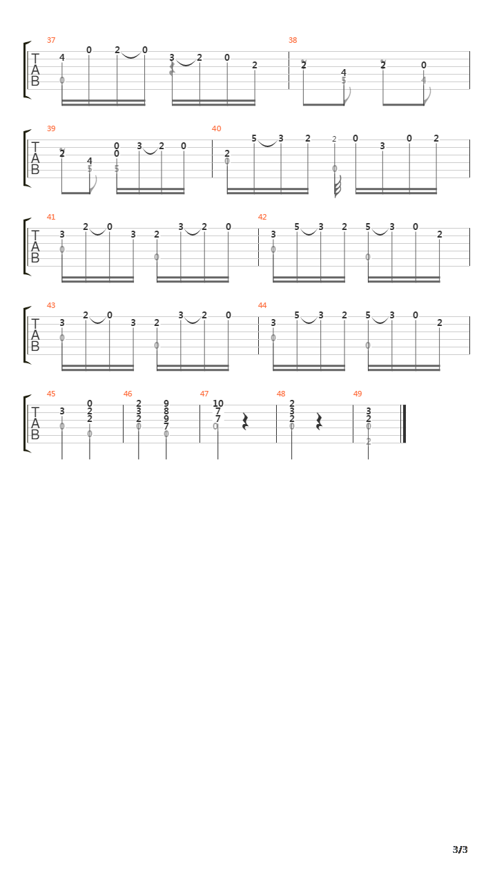 Opus 139 No 6吉他谱