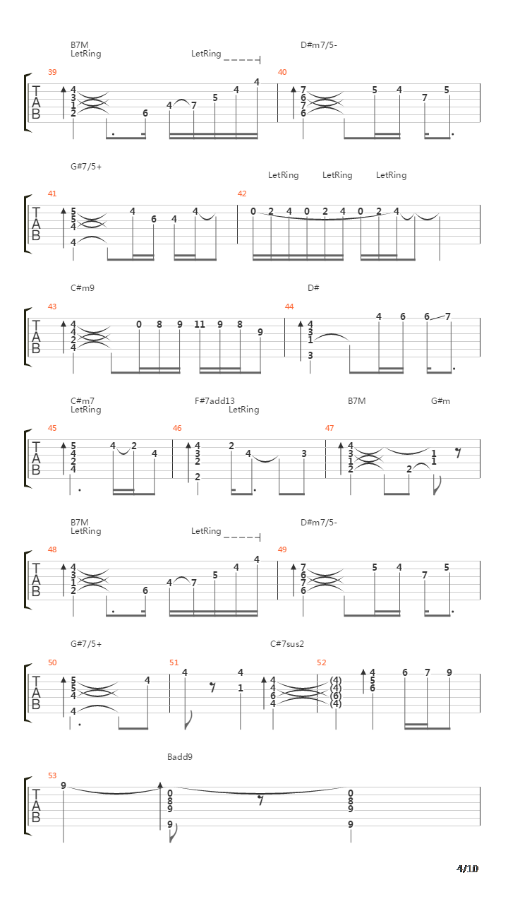 Bolero A Marcos吉他谱