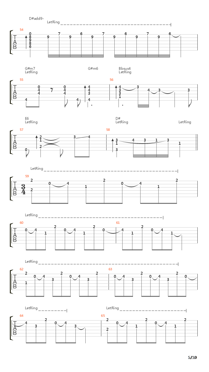 Bolero A Marcos吉他谱