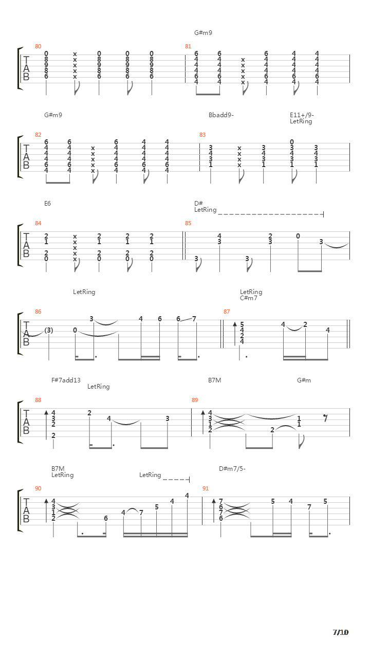 Bolero A Marcos吉他谱