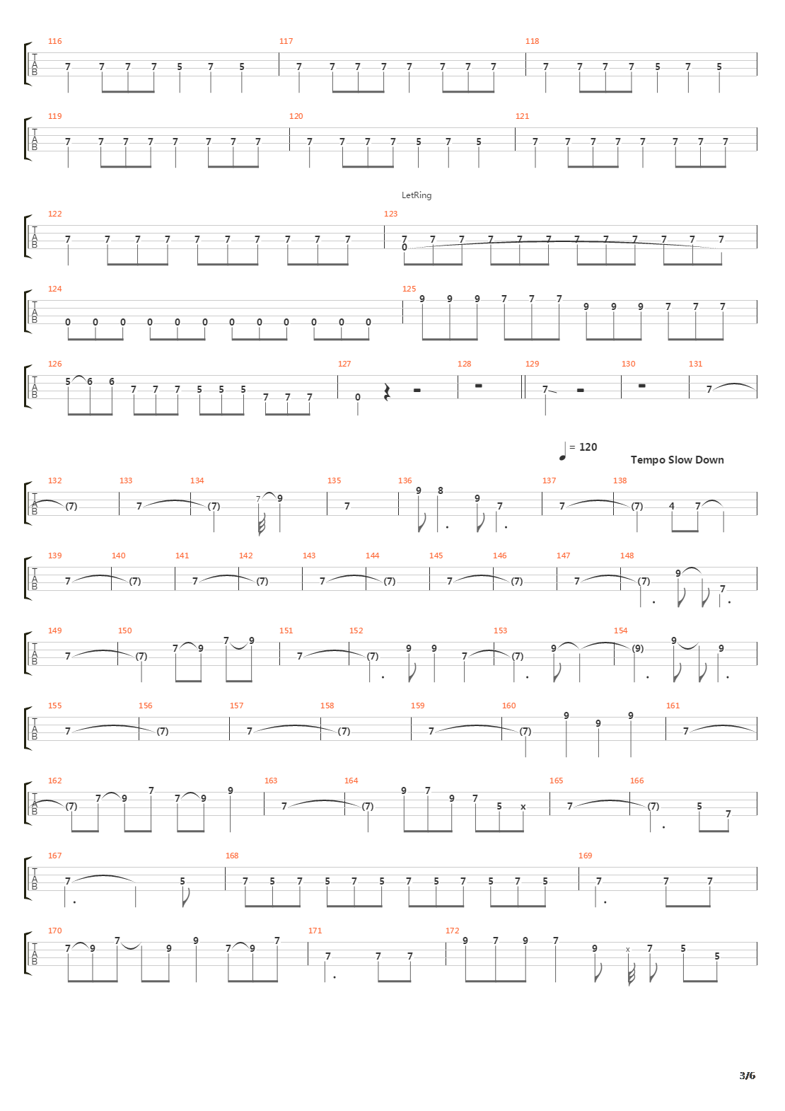 How Many More Times吉他谱