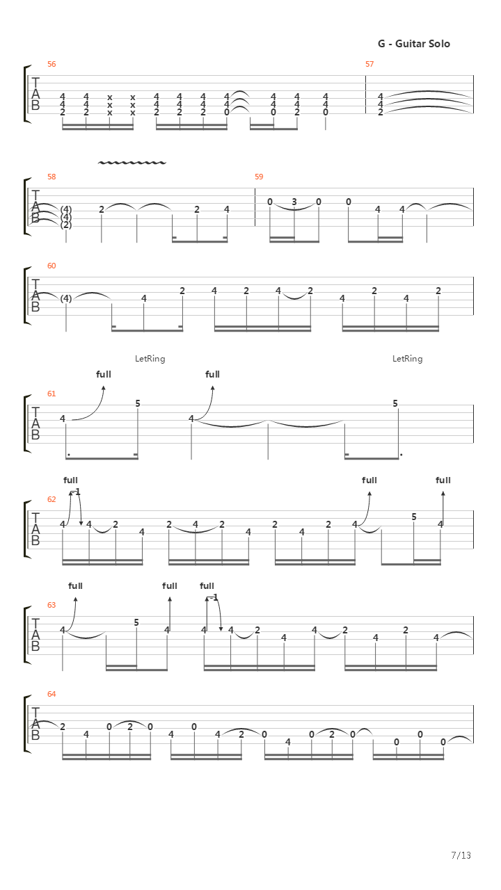 Immigrant Song吉他谱