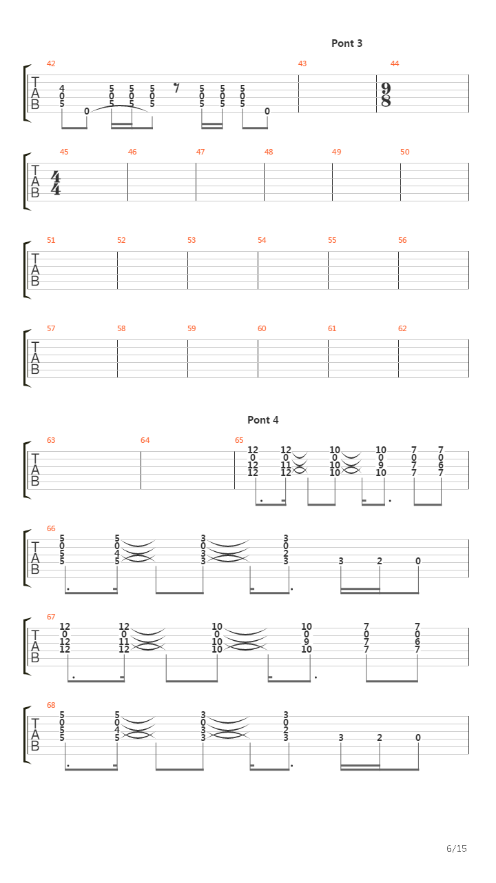 Kashmir吉他谱