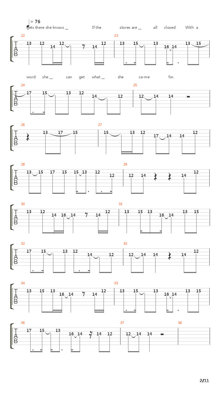 Stairway To Heaven吉他谱