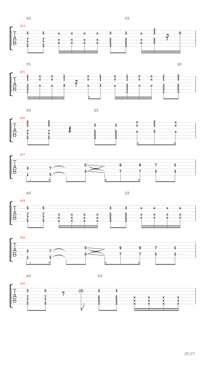 Stairway To Heaven吉他谱