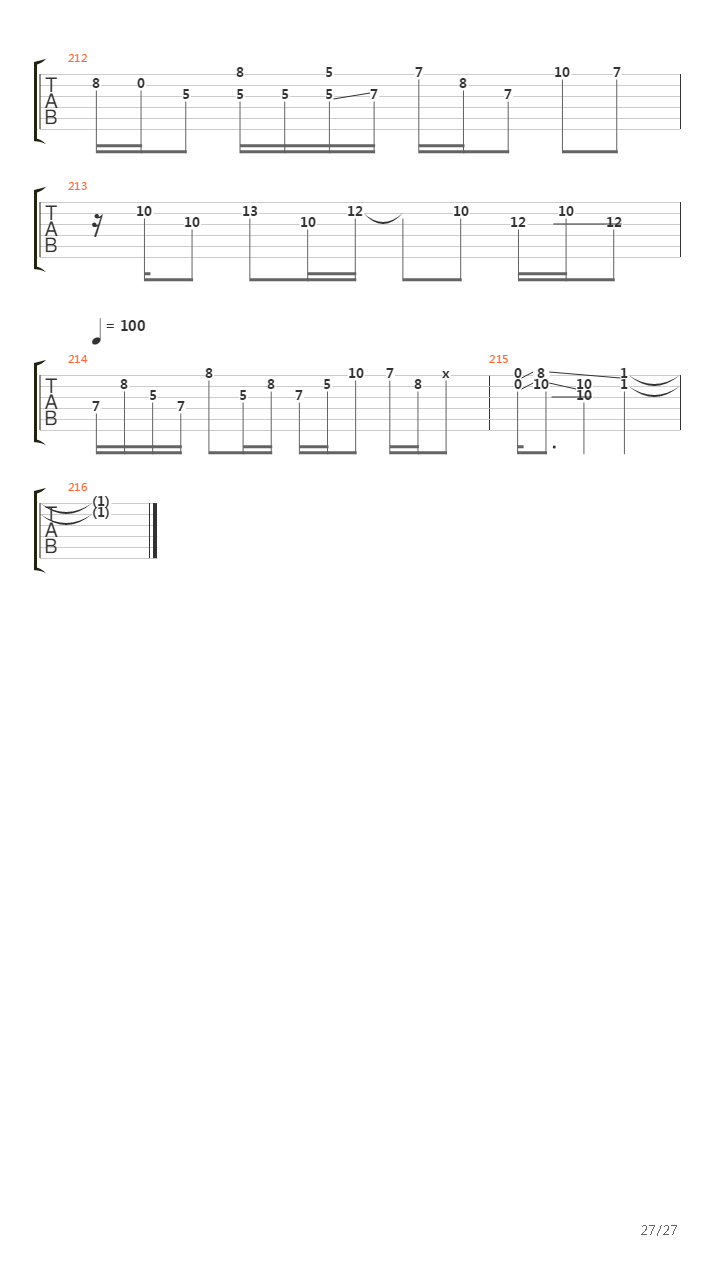 Stairway To Heaven吉他谱