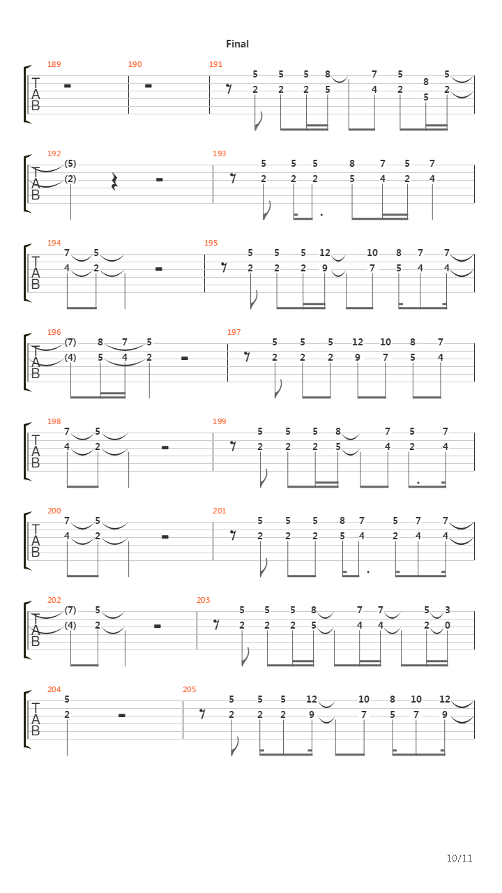 Stairway To Heaven Tsrts吉他谱