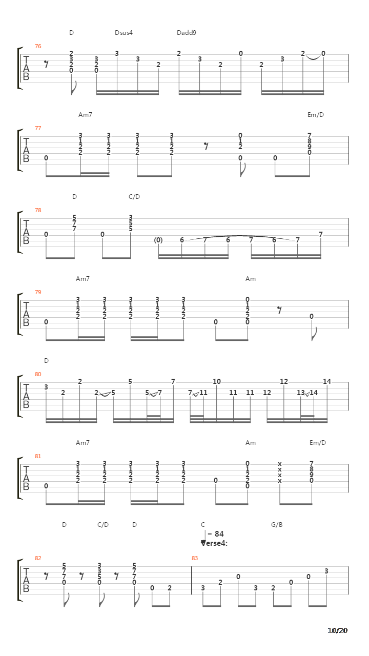 Stairway To Heaven吉他谱