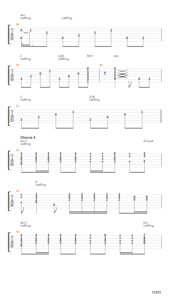 Stairway To Heaven吉他谱