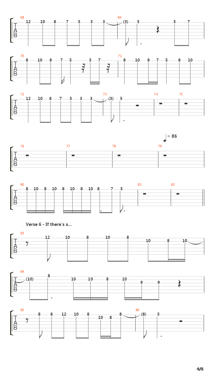 Stairway To Heaven(10)吉他谱