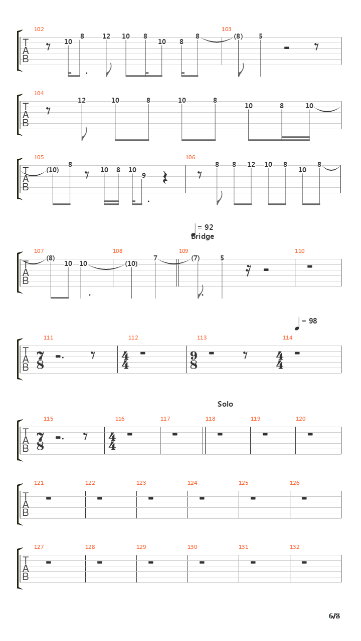 Stairway To Heaven(10)吉他谱