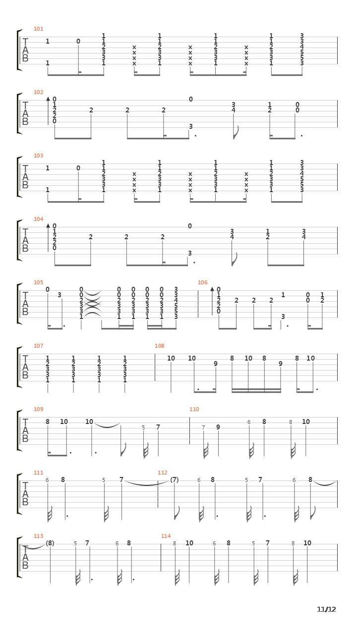 Stairway To Heaven吉他谱