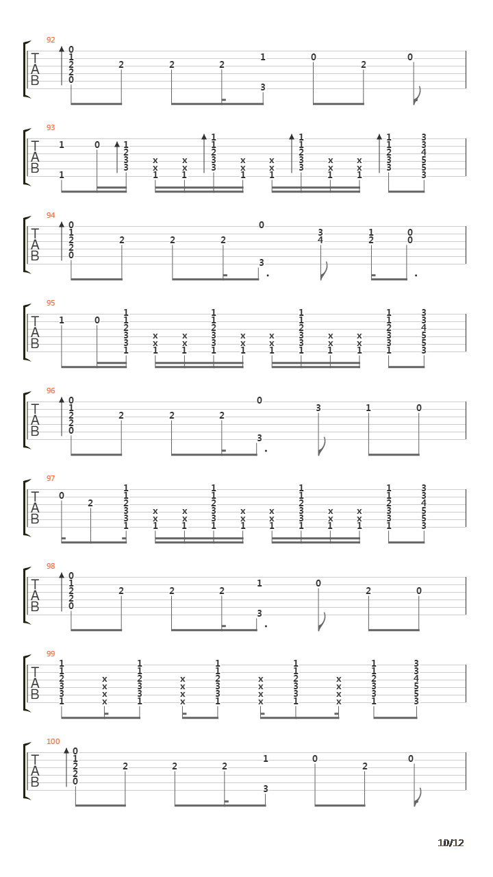 Stairway To Heaven吉他谱