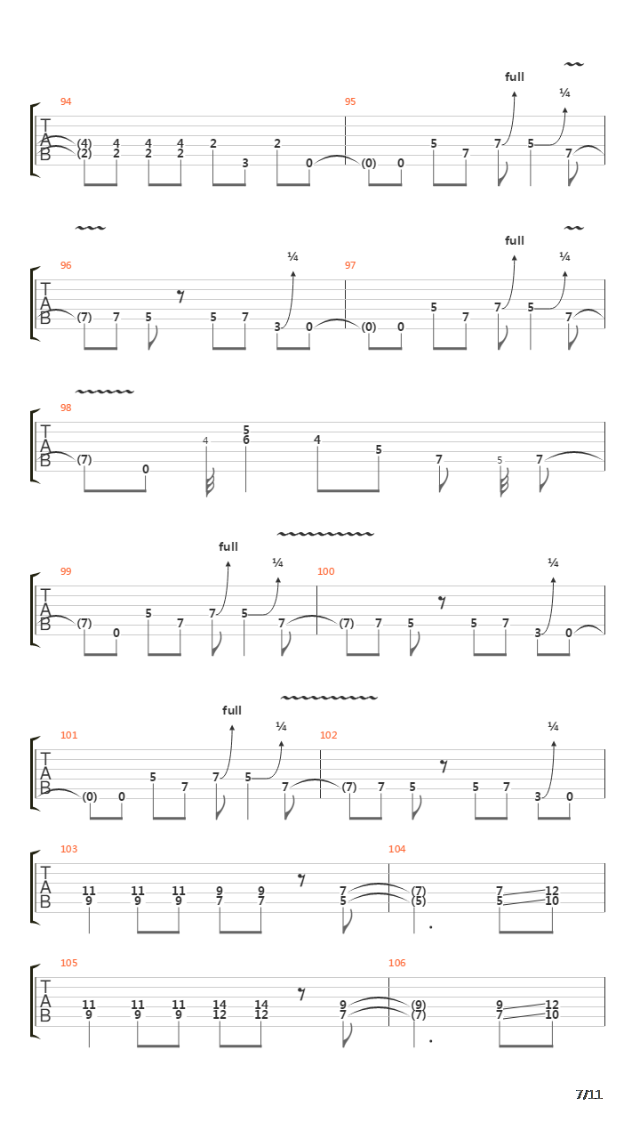 The Rover吉他谱