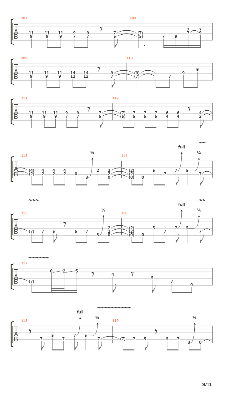 The Rover吉他谱