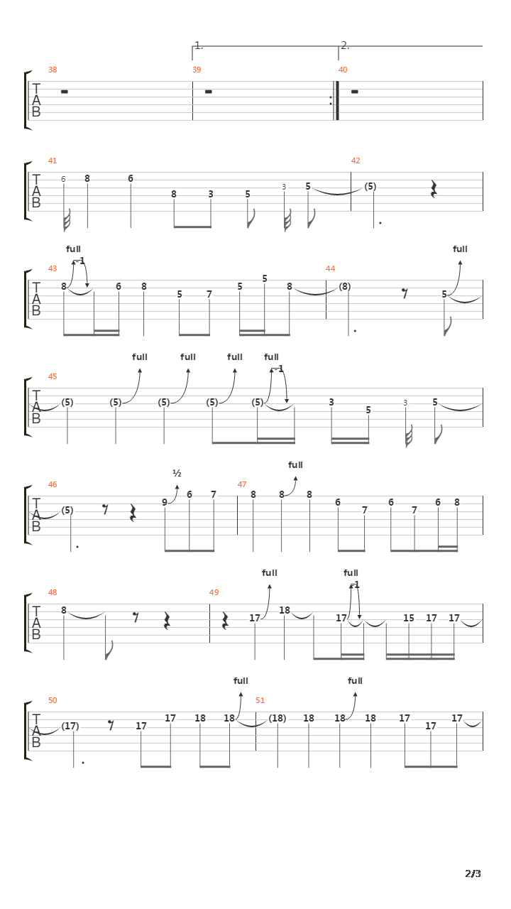 The Wanton Song吉他谱