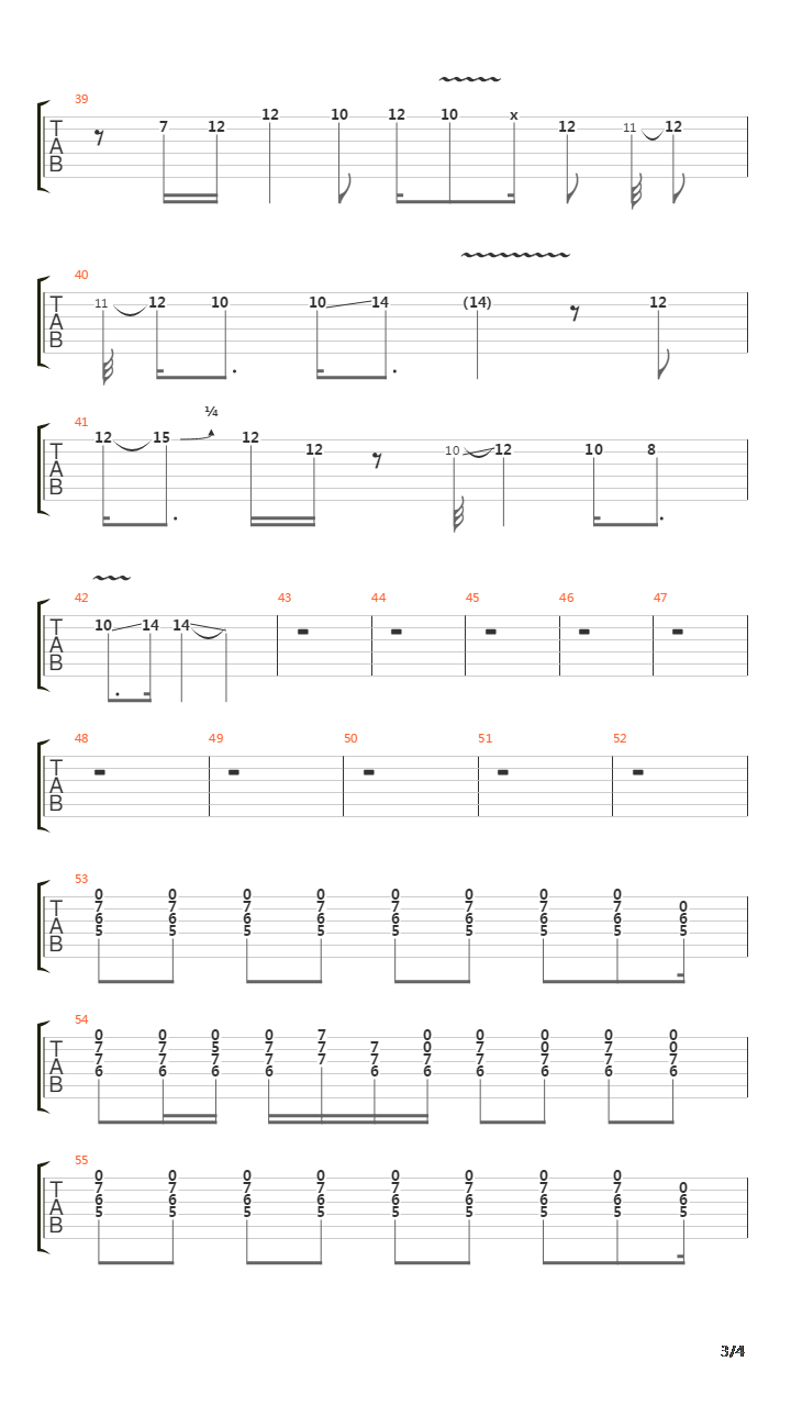 What Is And What Should Never Be吉他谱