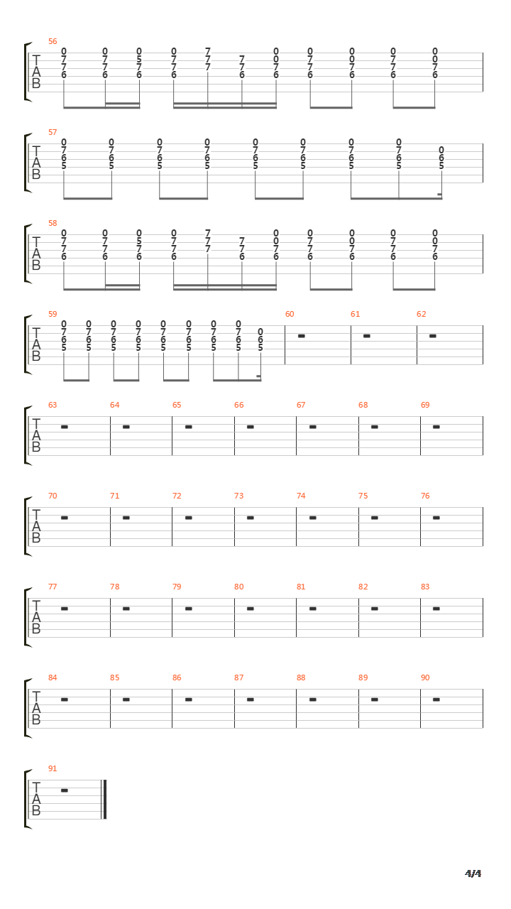 What Is And What Should Never Be吉他谱