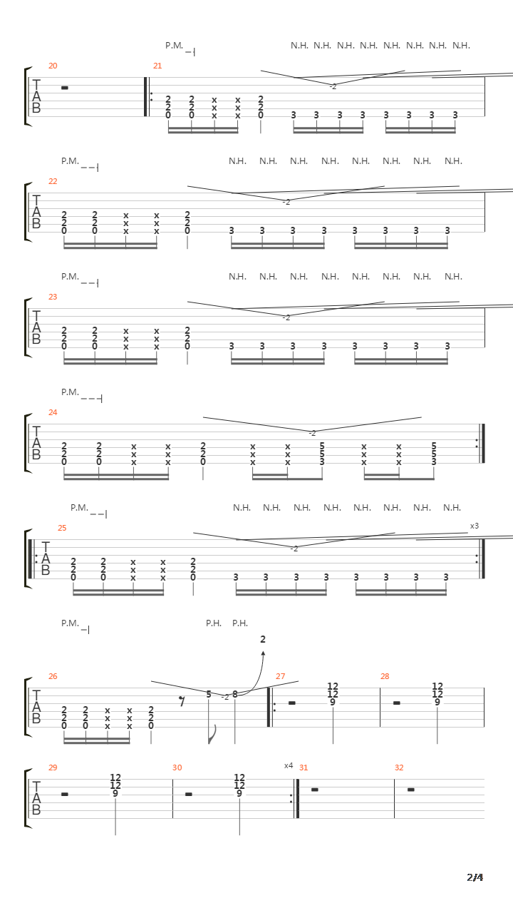 Autotunage吉他谱