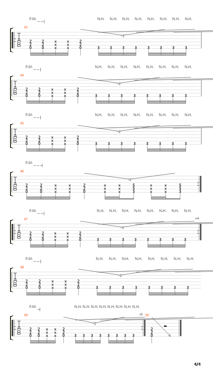 Autotunage吉他谱