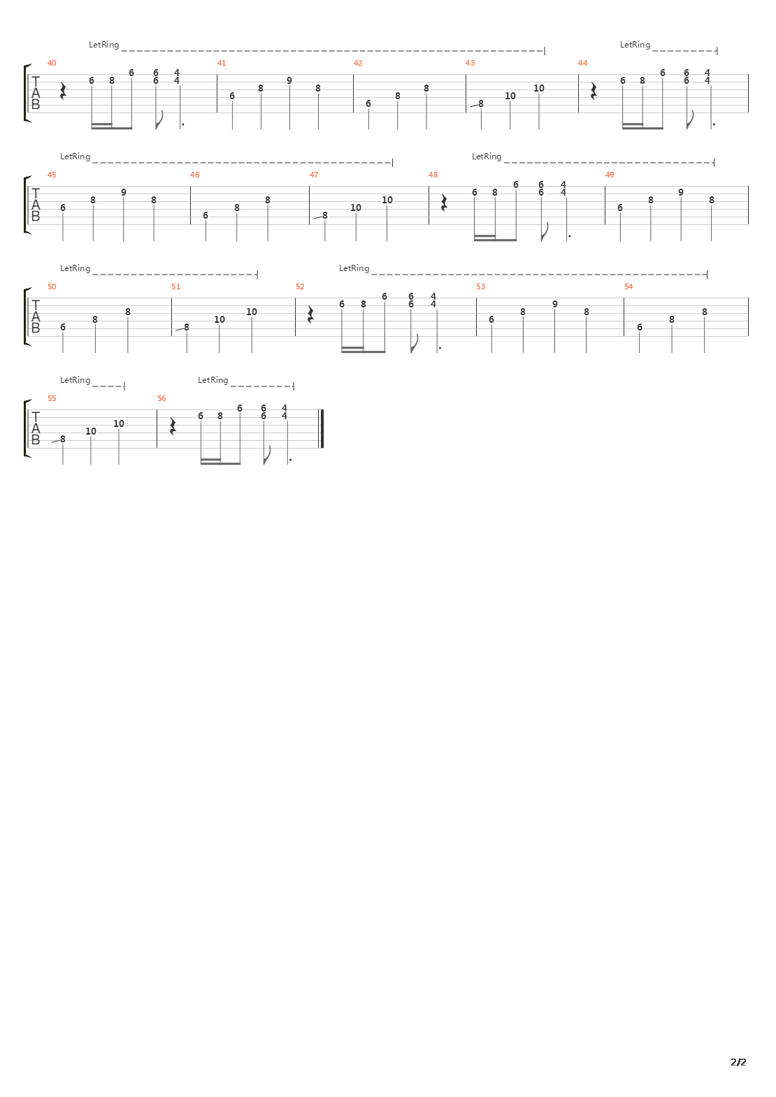 Back O Da Bus吉他谱