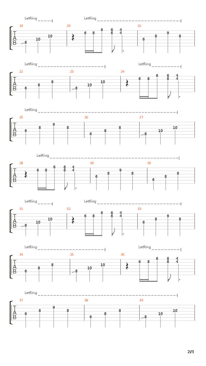 Back O Da Bus吉他谱