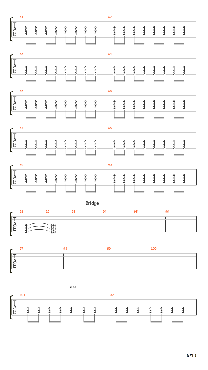 Build A Bridge吉他谱