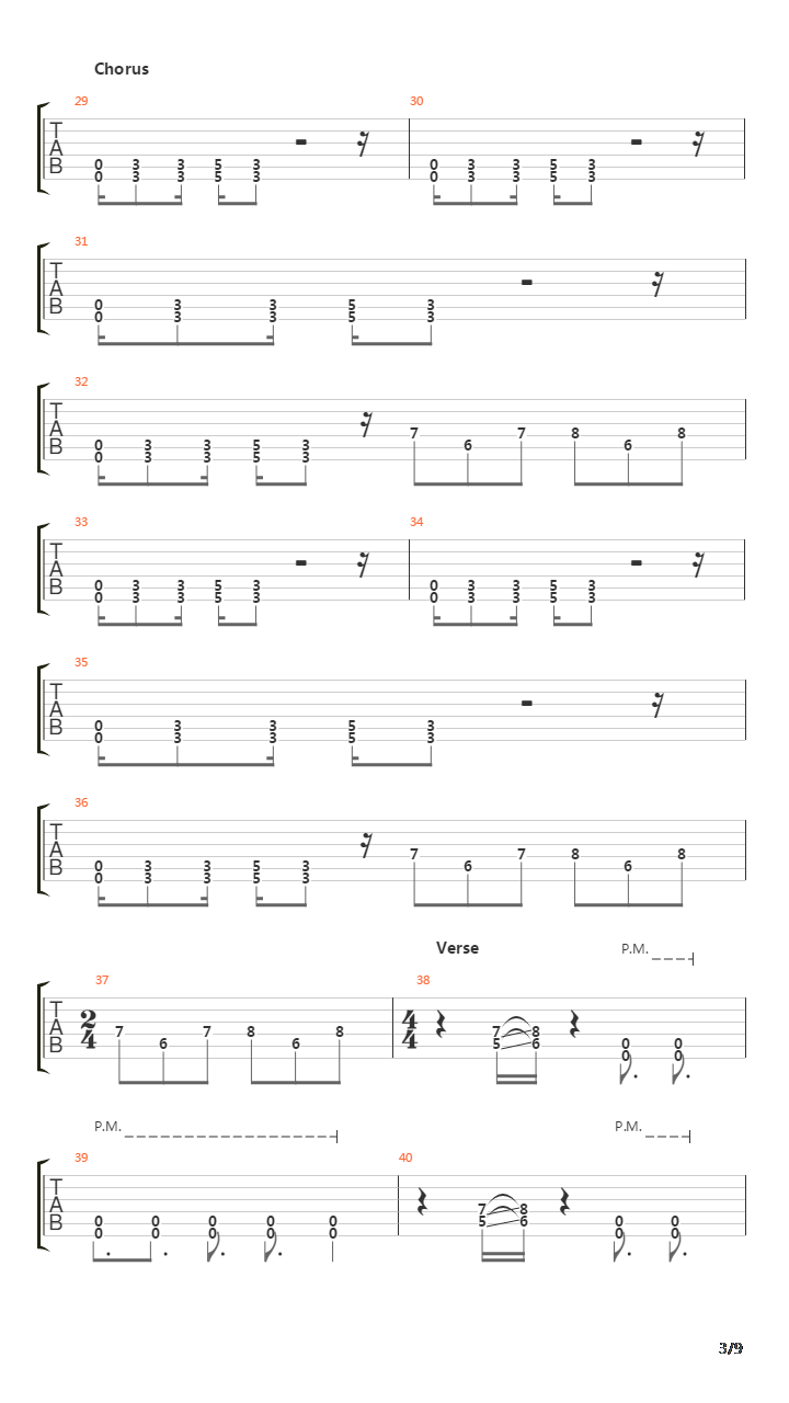 Head For The Barricade吉他谱