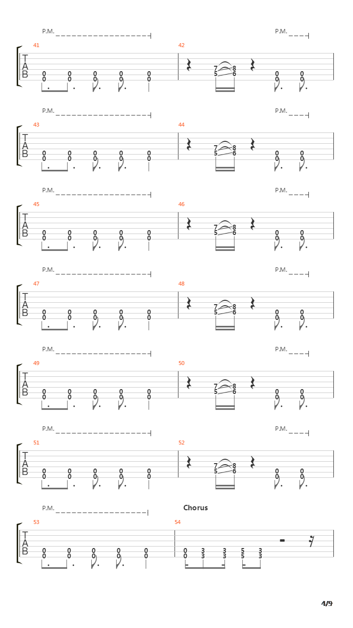 Head For The Barricade吉他谱