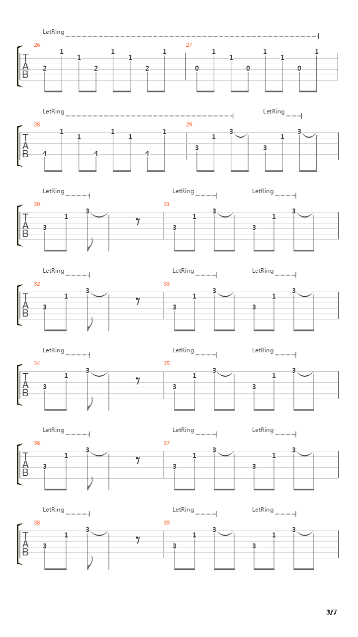 15吉他谱