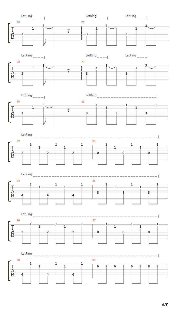 15吉他谱