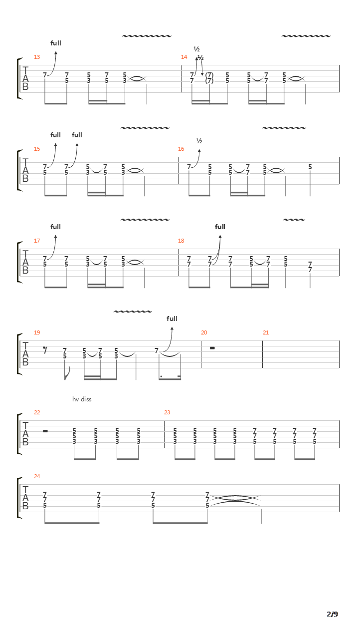 Five To One吉他谱