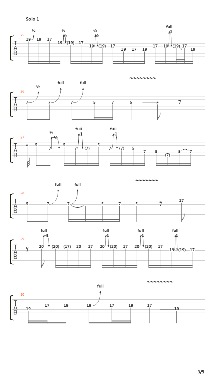 Five To One吉他谱