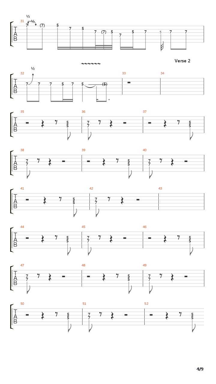 Five To One吉他谱