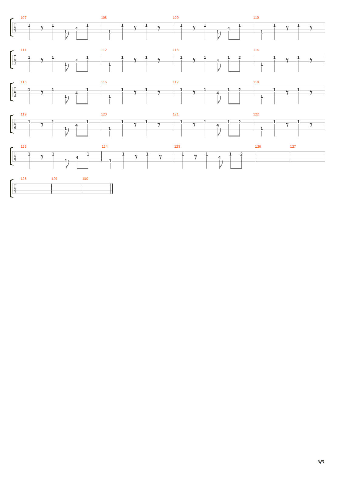 Kinderfeld吉他谱