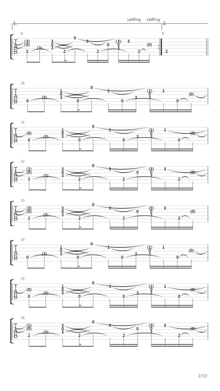 Details In The Fabric吉他谱