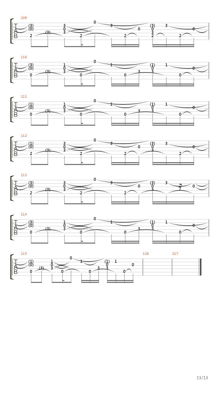 Details In The Fabric吉他谱