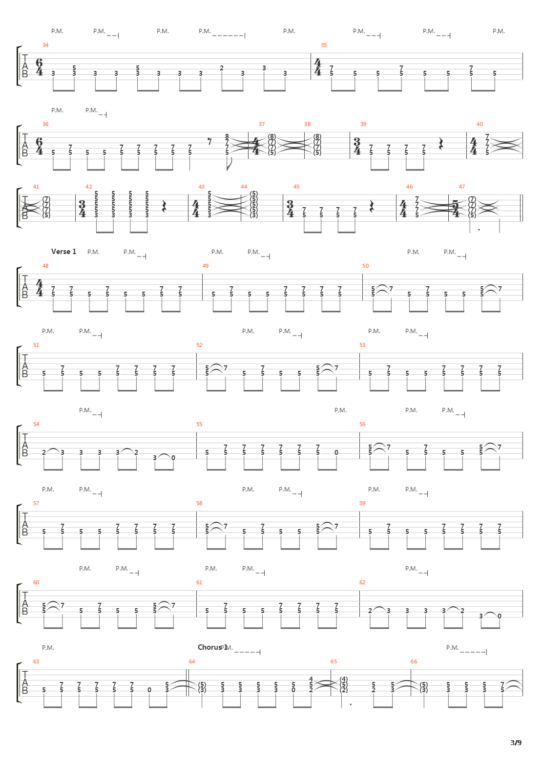 The Number Of The Beast Live吉他谱