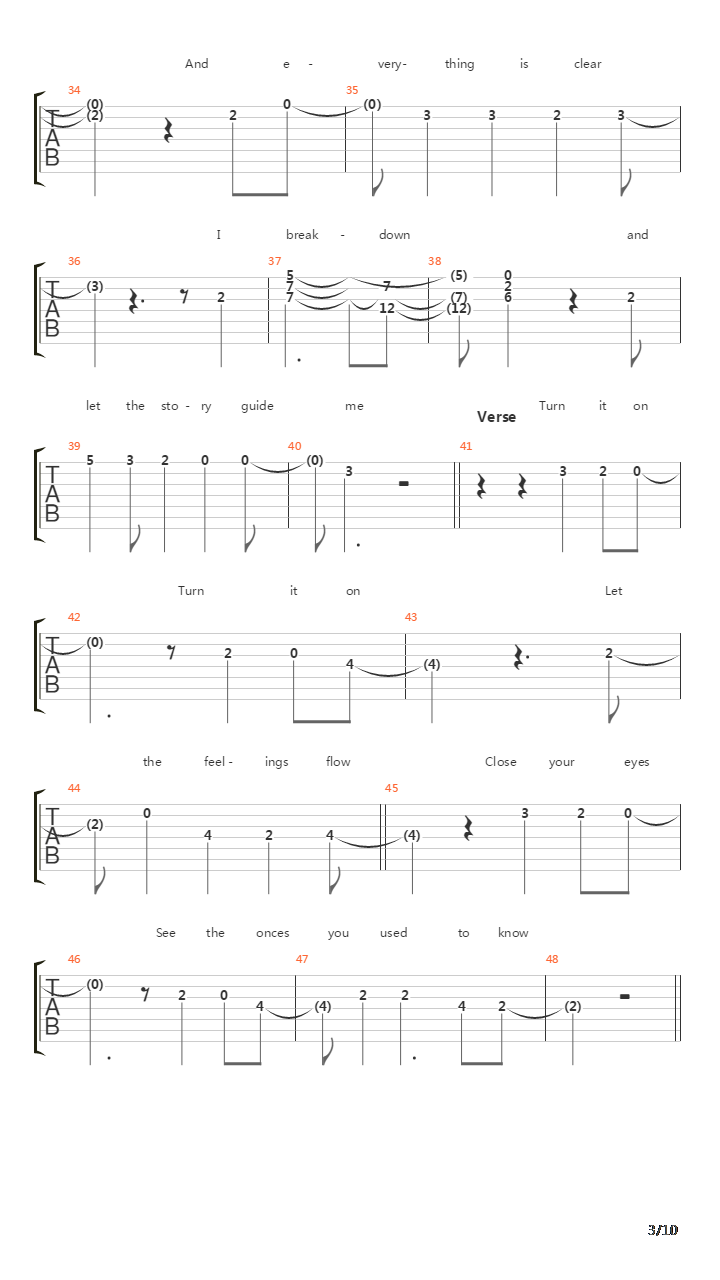 Wither吉他谱