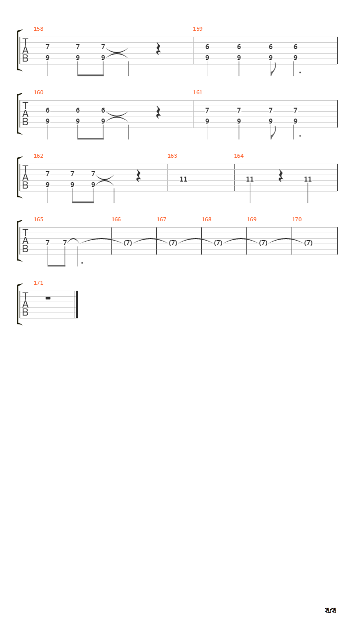 Dice吉他谱