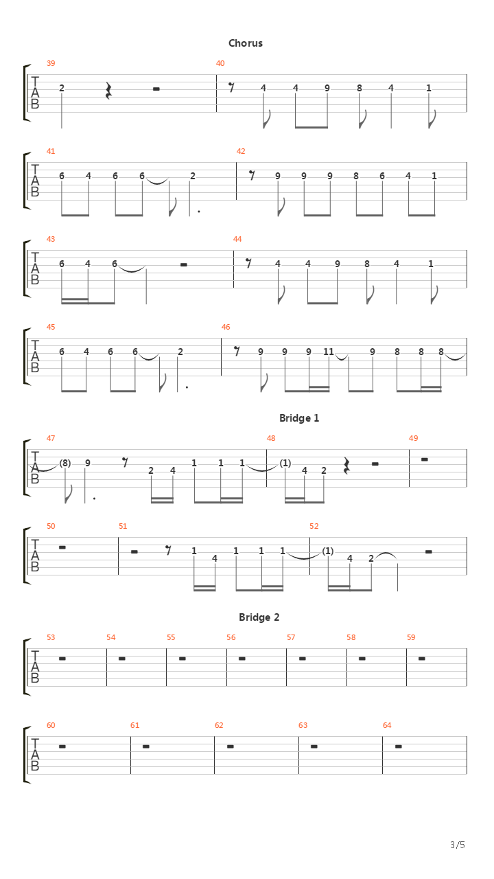 Flame吉他谱