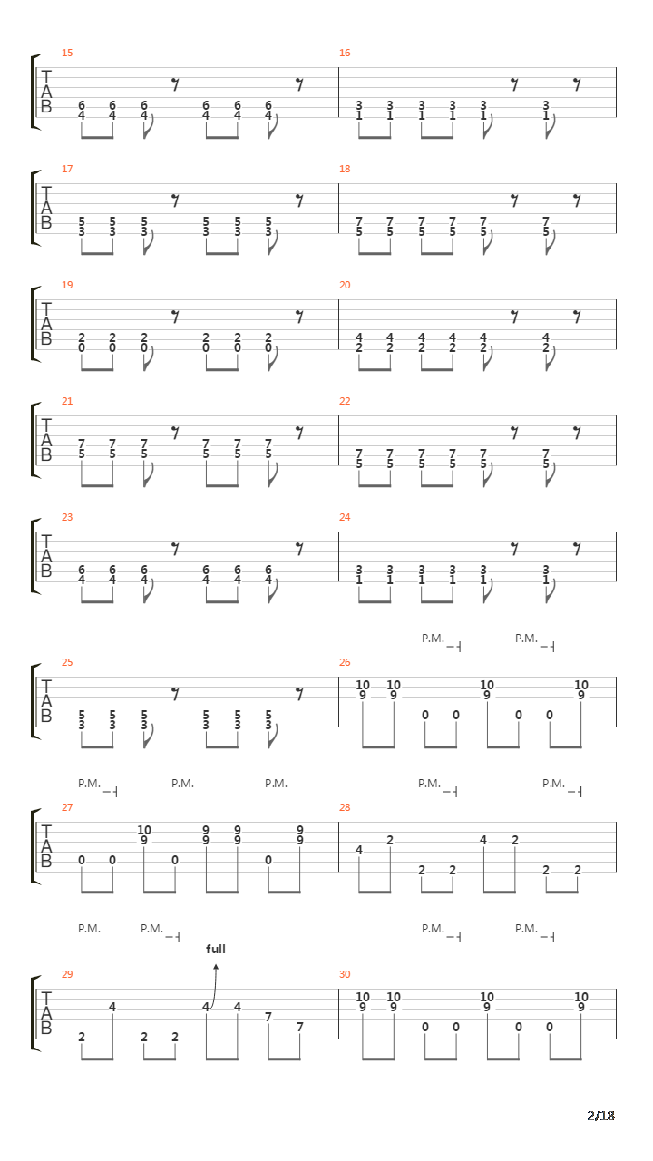 In Motion吉他谱