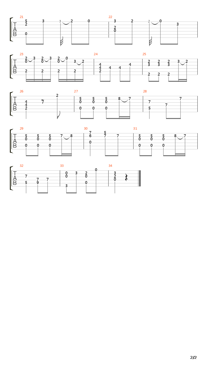 Tanz吉他谱
