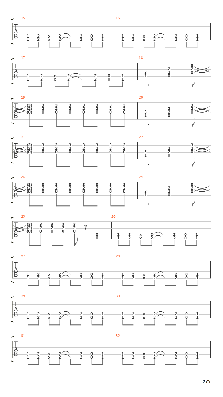 Stain吉他谱