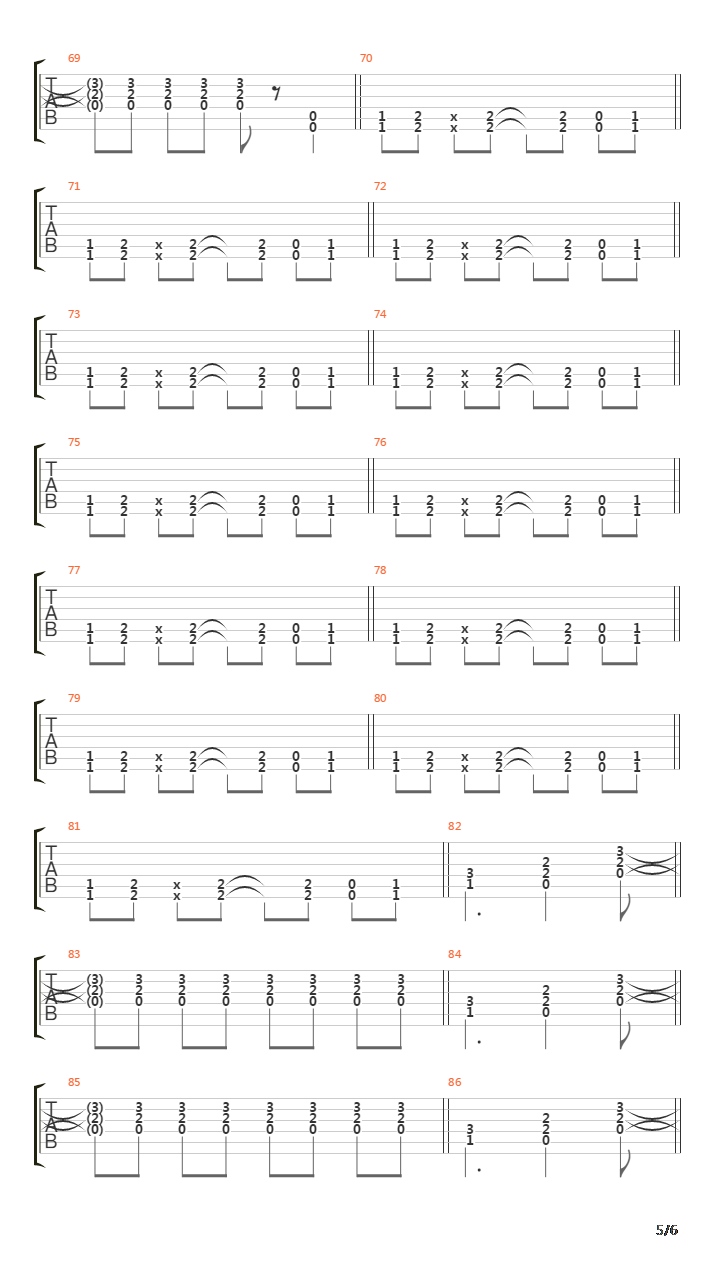 Stain吉他谱