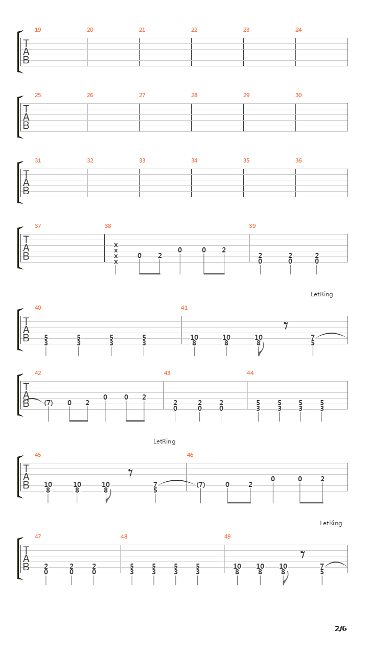 Putting Holes In Happiness吉他谱