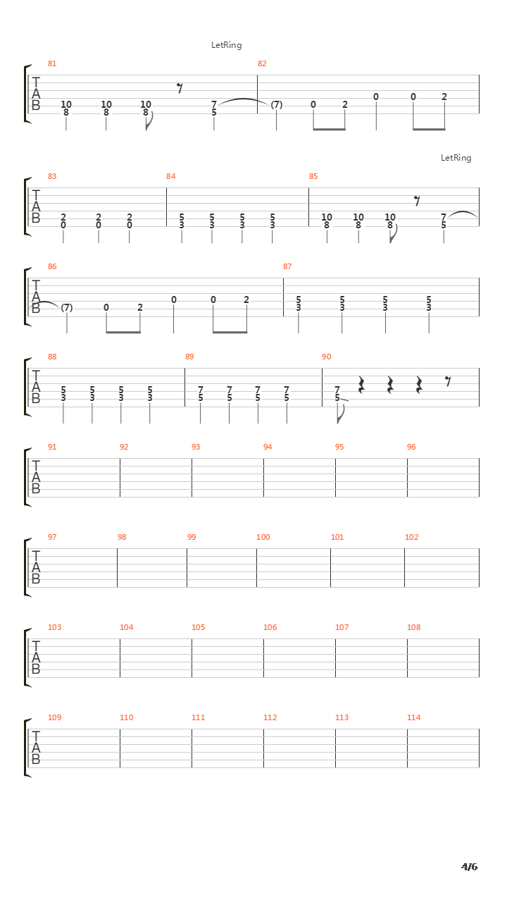 Putting Holes In Happiness吉他谱