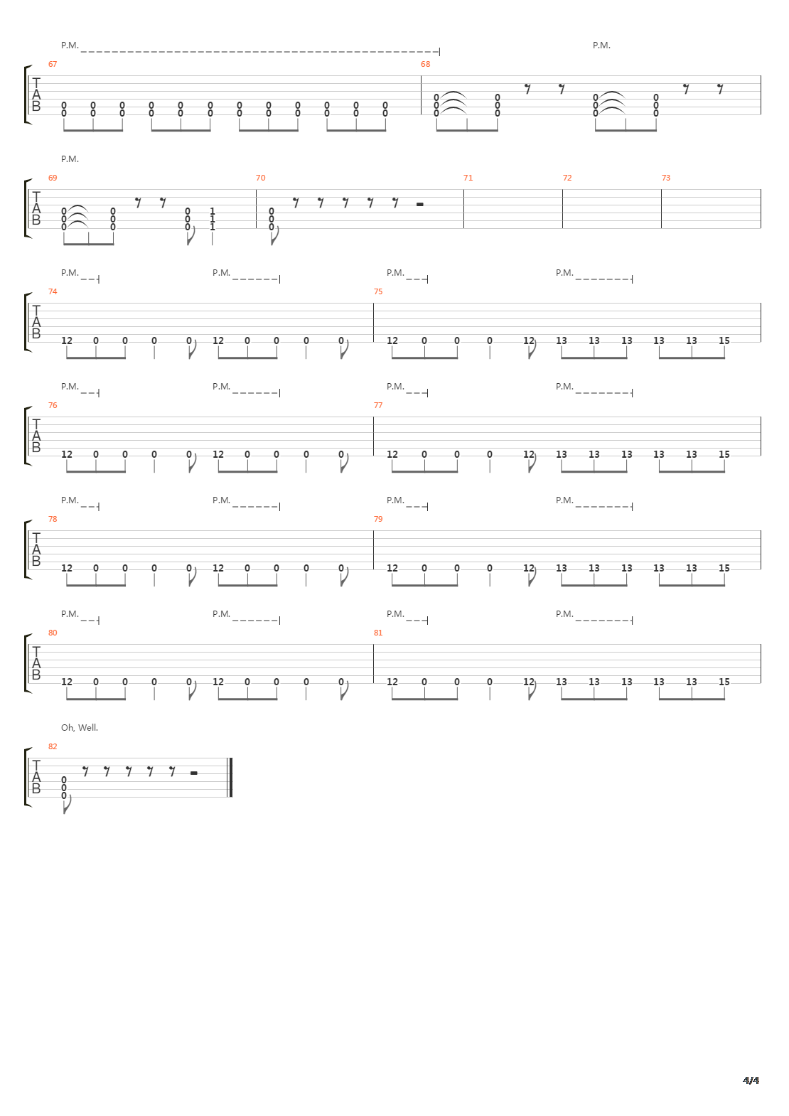 Seizure Of Power吉他谱